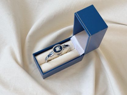 Gold Enamel Floral Women's Watch - Image 6